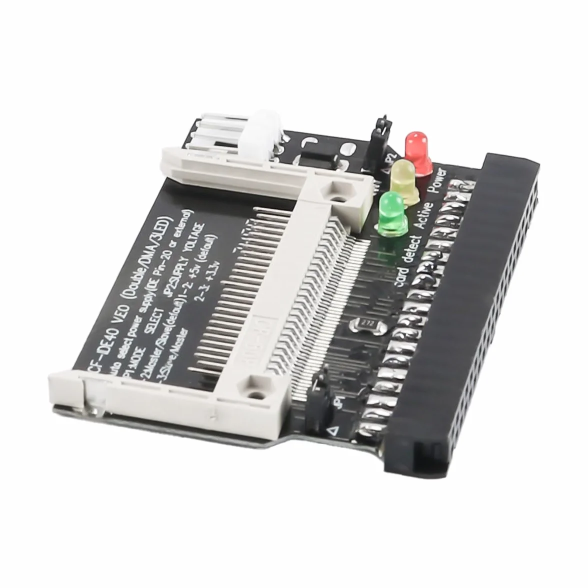 Adaptateur CF vers IDE 40 Broches, Convertisseur Compact Flash vers Disque Dur IDE pour Ordinateurs Portables