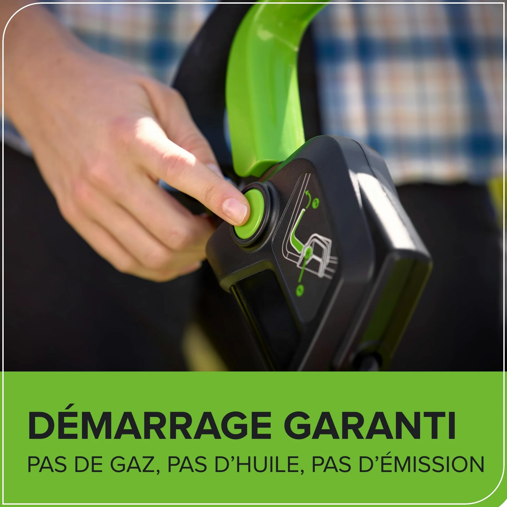 Greenworks 48V (24V x 2) Tondeuse à gazon sans fil , 36cm largeur jusqu'à 200m² ,40L Sac de Ramassage avec batterie 2x2Ah et chargeur à double fente, Garantie 3 Ans, GD24X2LM36K2x