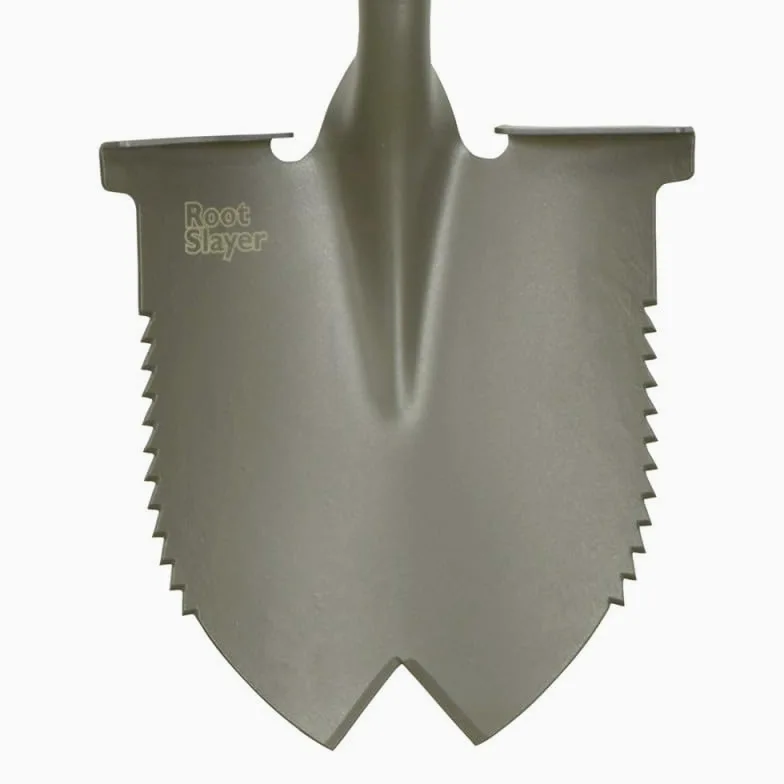 Venteo - Pelle Ronde RootSlayer + pelle à rebords RootSlayer - Outils de Jardin Multifonctions - Idéal pour Tous Types de sols