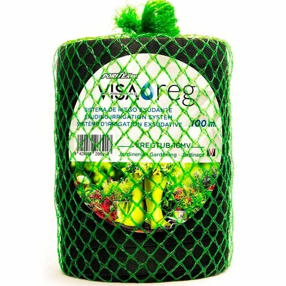Ruban textile pour irrigation par goutte à goutte 16 mm - Tube poreux 100 mètres
