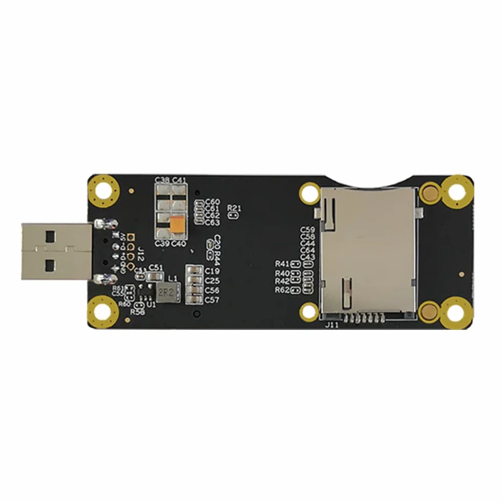 EXVIST Adaptateur Industriel 4G LTE Mini PCIe vers USB avec Emplacement pour Carte SIM pour Module WWAN/LTE 3G/4G pour Raspberry Pi M2M IoT