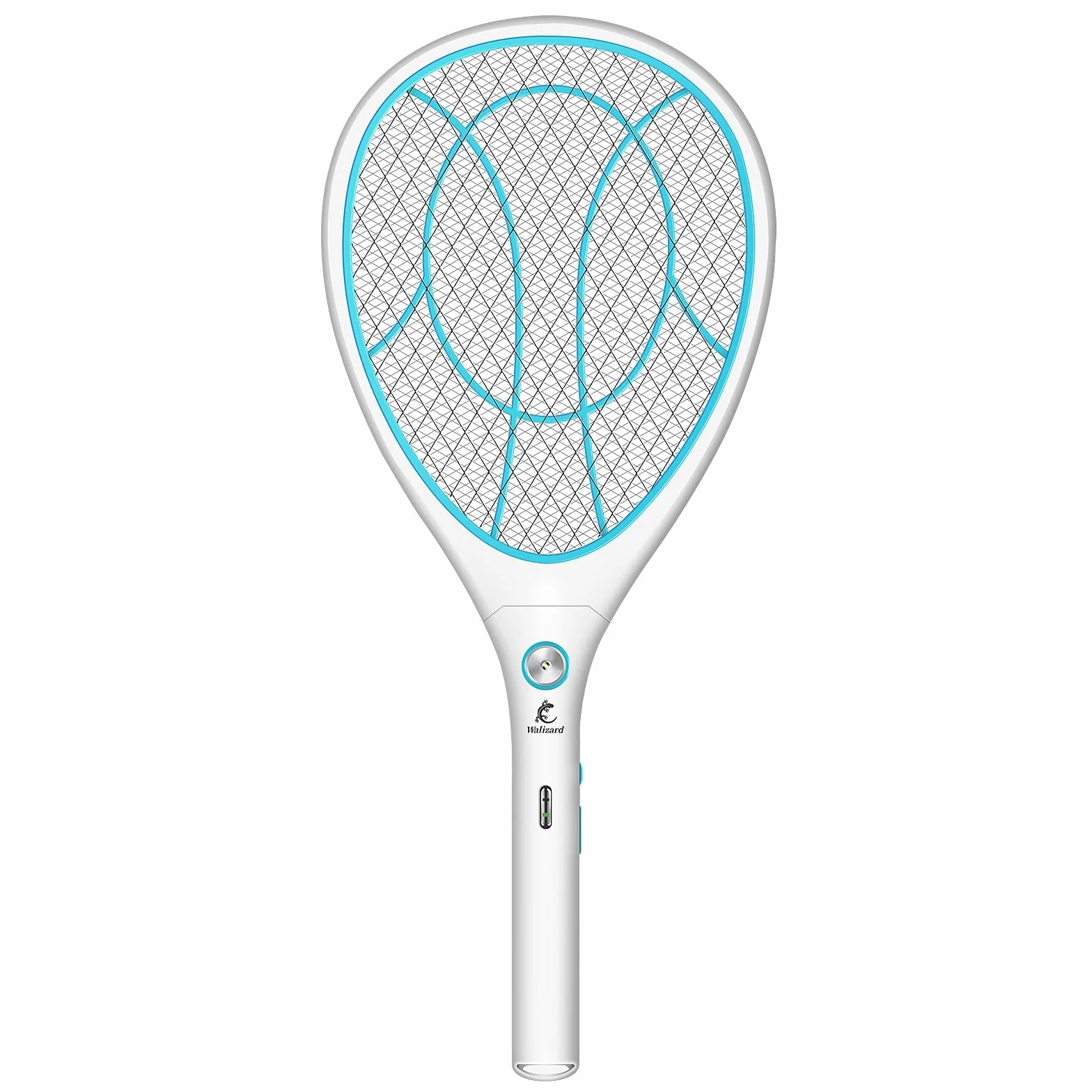 Raquette Anti Moustique Electrique 3000V USB Rechargeable Tapette à Mouche Intérieur