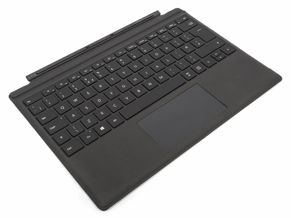 Microsoft Surface Pro Type Cover Noir QWERTY Anglais Reconditionné