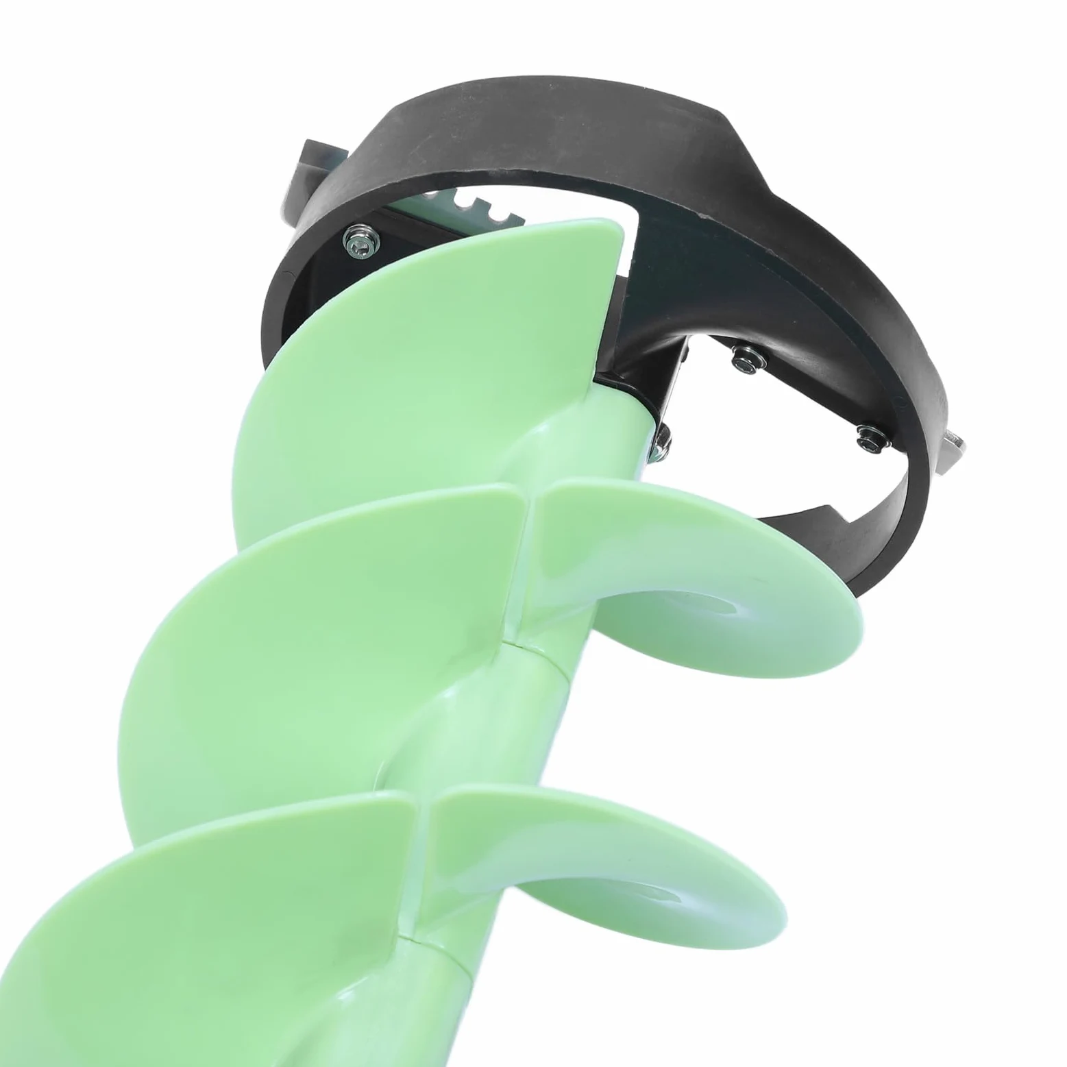 Foret à tarière pour pêche sur glace, 8 po x 28 po, nylon flottant | Tête de coupe en carbure avec adaptateur de foret pour la pêche sur glace épaisse et en eau profonde
