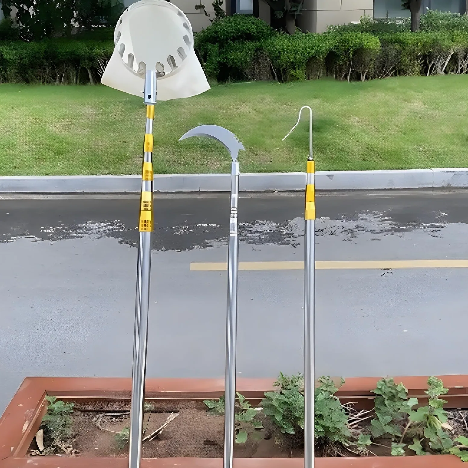 Pince à fruits télescopique avec panier pour une récolte facile, outil pratique pour cueillir les fruits