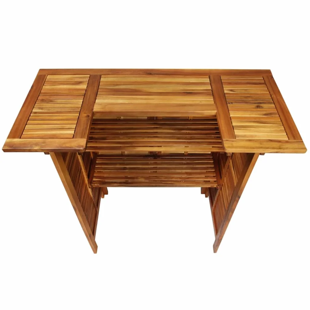 Ensemble de bar de jardin 5 pcs Bois d'acacia massif