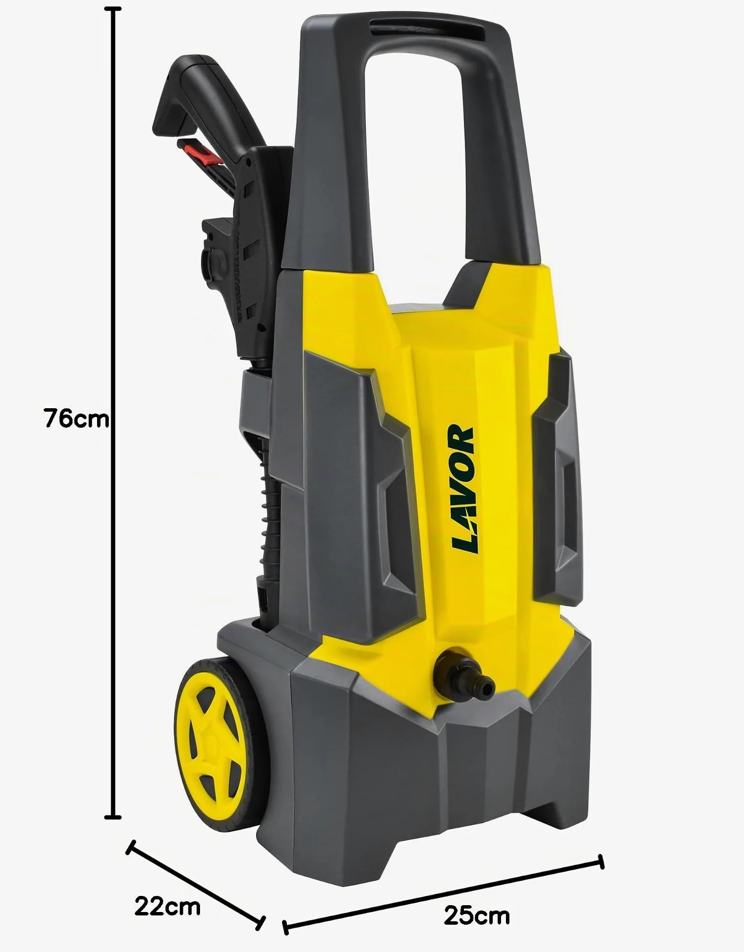 LAVOR Nettoyeur Haute Pression Eau Froide DIVE Plus 130 Pression 130 Bar Max, Débit 390 l/h Max, Moteur 1800 Watt