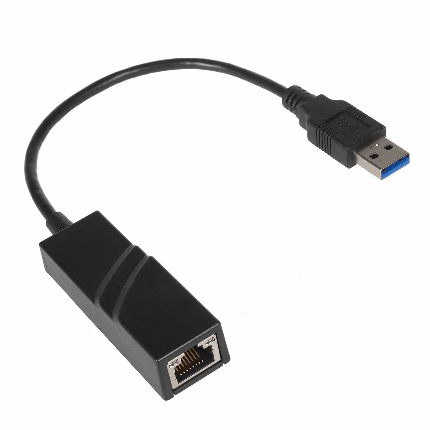 Adaptateur USB 3.0 LAN RJ45 Ethernet 10/100/1000 Mbit Noir