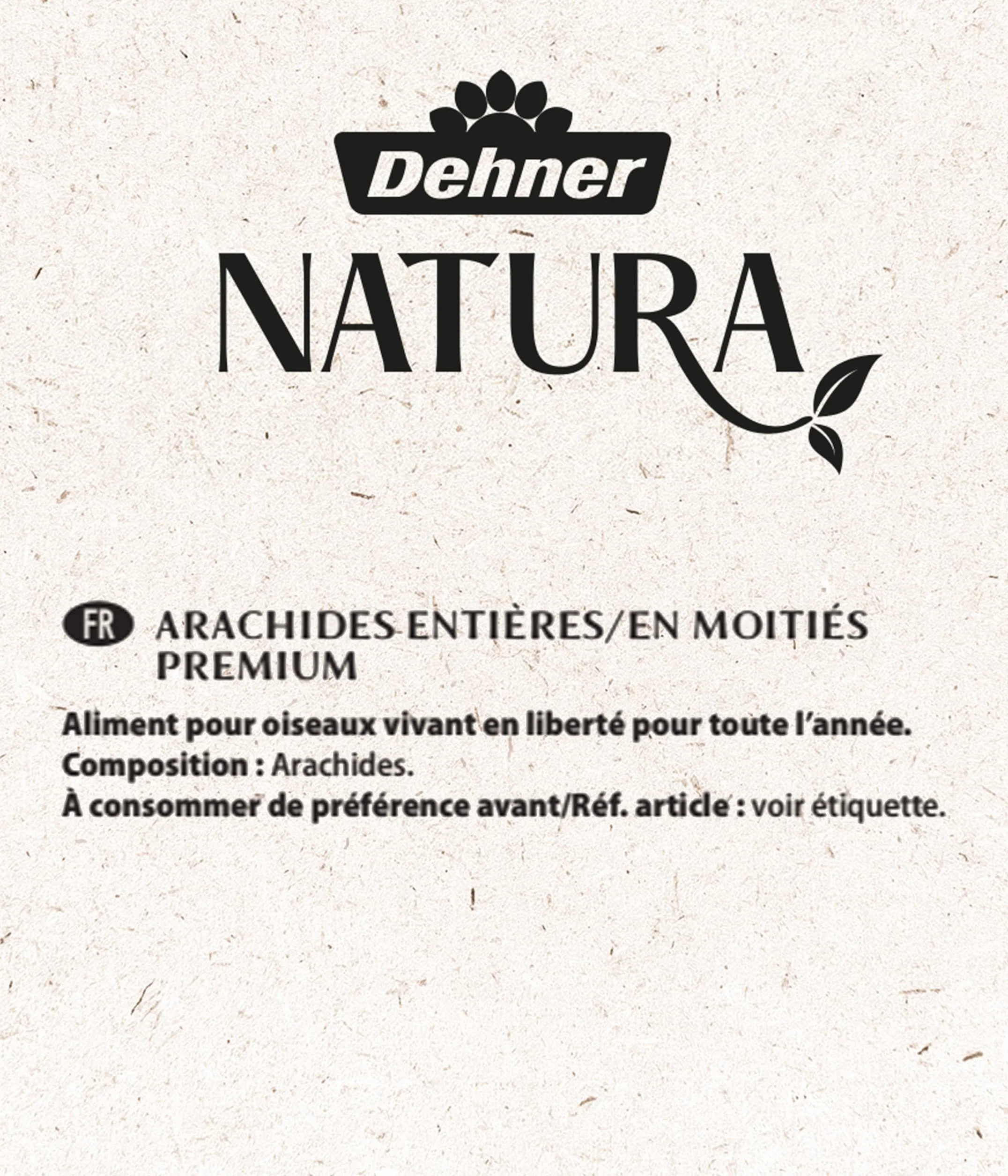 Dehner Natura Premium Nourriture pour Oiseaux Sauvages Arachides 20 kg