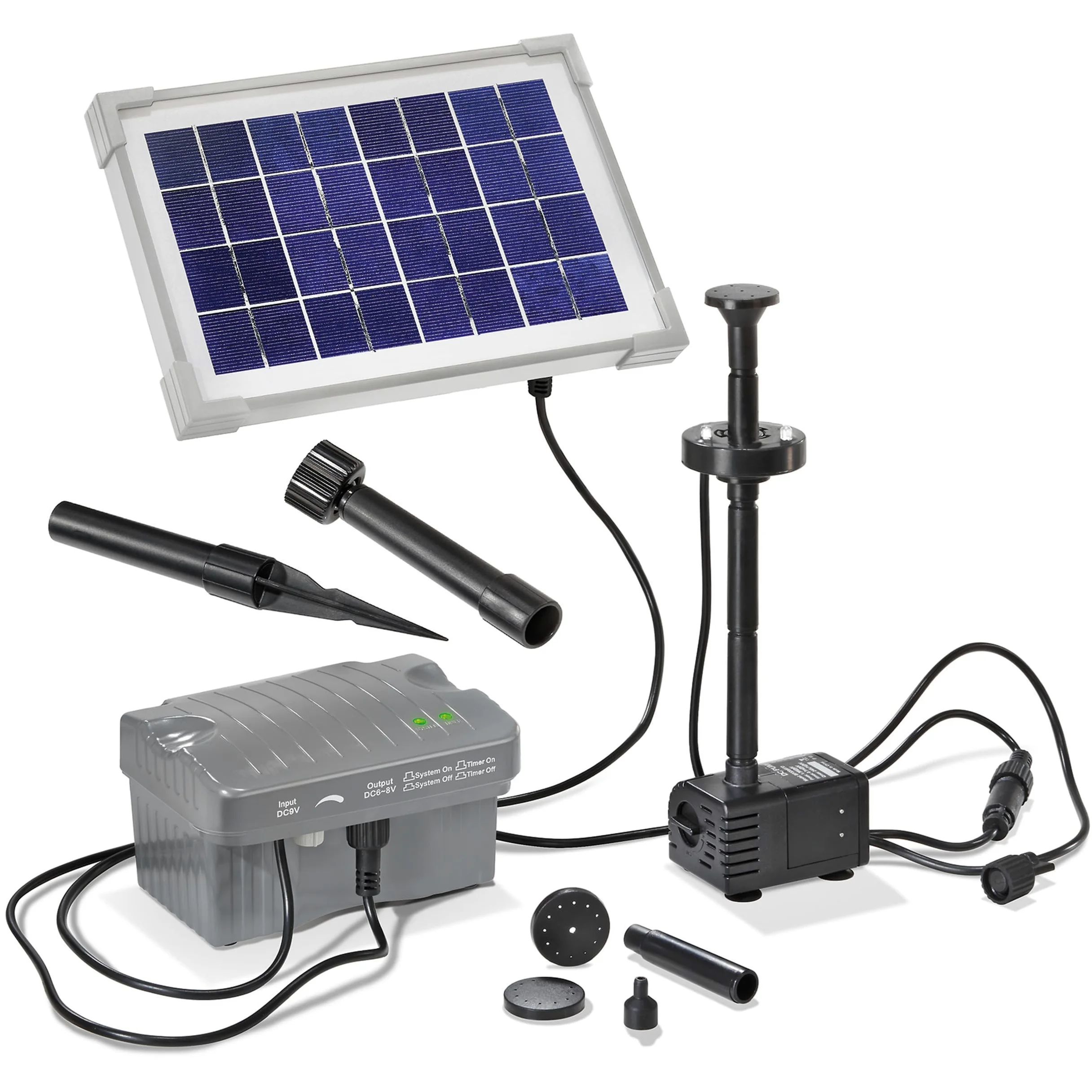 Esotec 101775 Set Pompe de Bassin à énergie Solaire Taille 1
