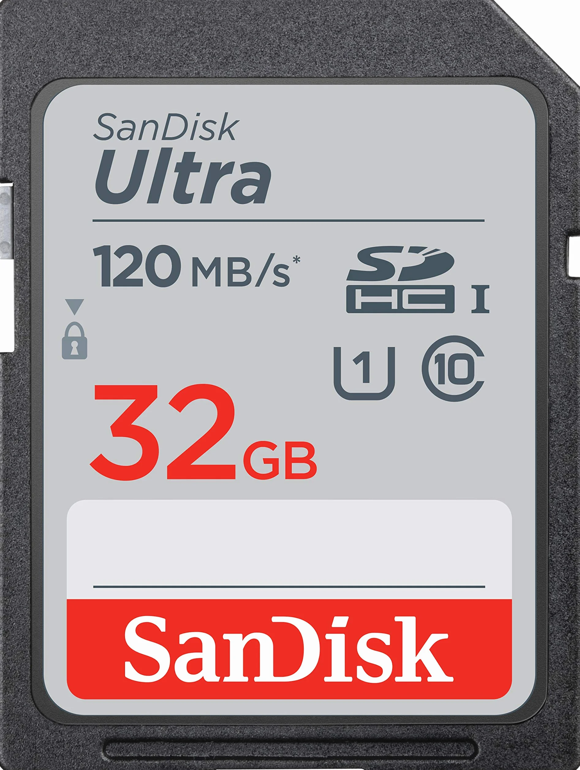 SanDisk Ultra 32GB SDHC Memory Card Class 10 UHS-I V10 120 MB/s