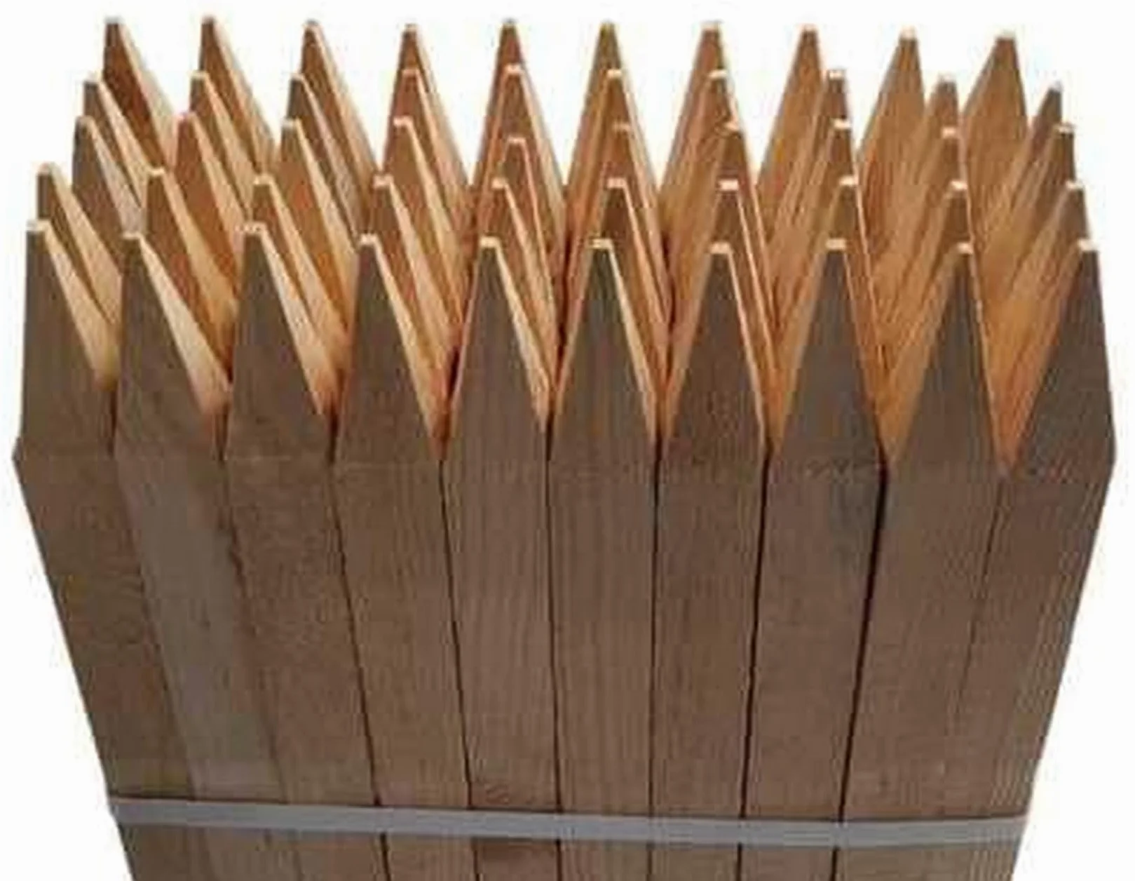 FERRETELIX Lot de 25 piquets en bois 100 cm de long 3 cm x 3 cm (100 cm x 3 cm x 3 cm)