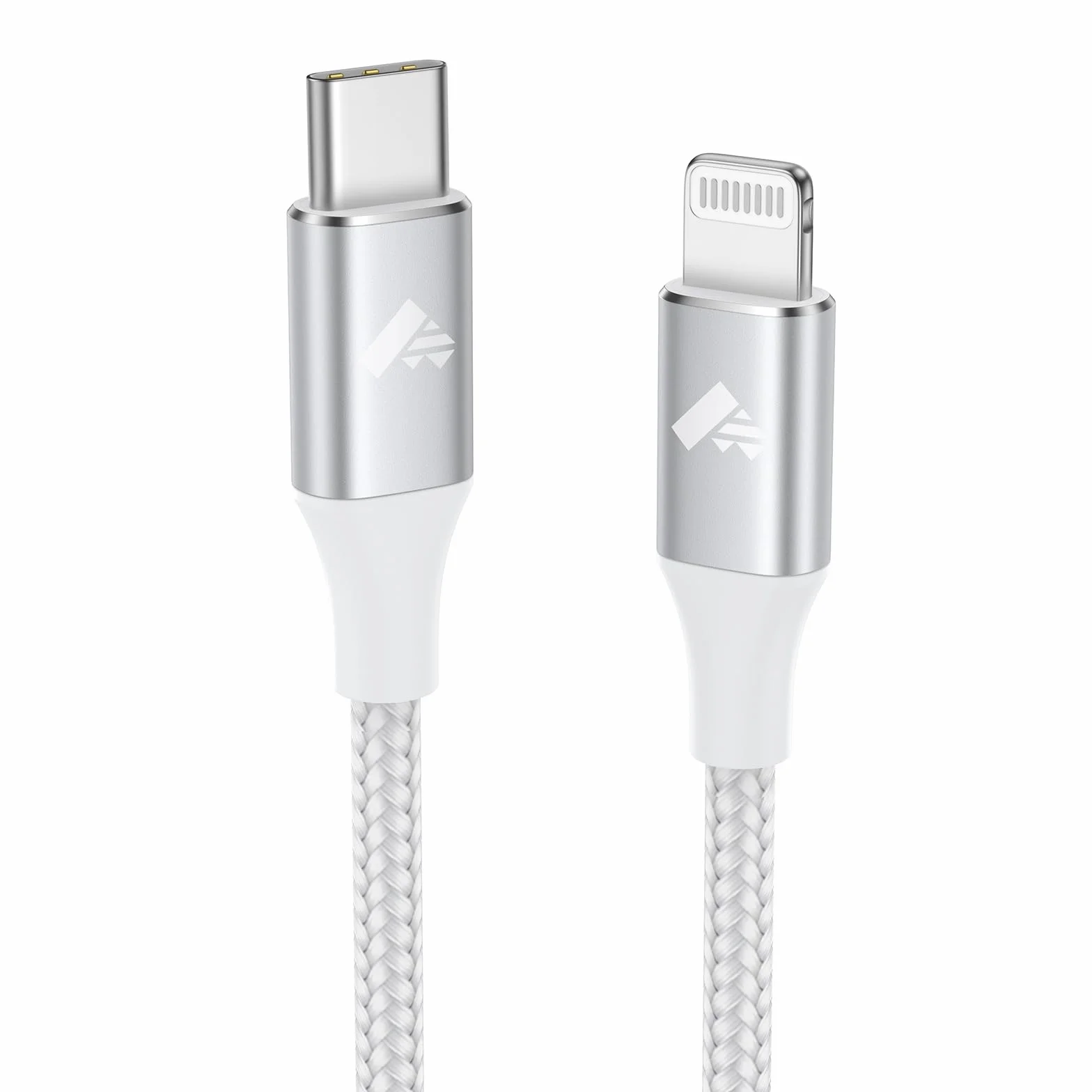 Câble iPhone USB C vers Lightning 2M MFi Charge Rapide Nylon pour iPhone 14/13/12/11/Pro Max/XS/XR/X/8/8Plus/iPad