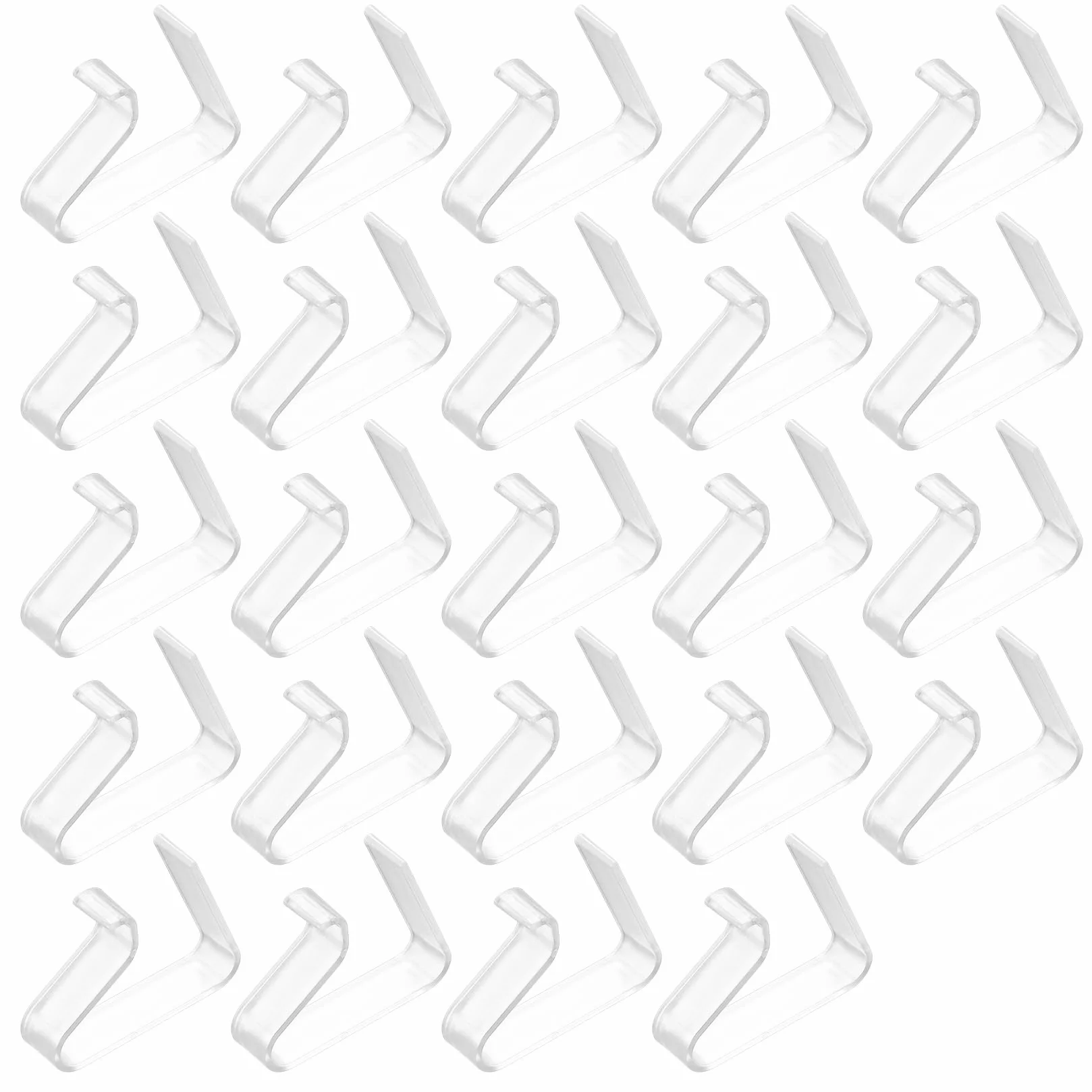 Pinces à Nappe Transparentes, Clips Flexibles Extérieur pour Tables 35-55 mm, Porte-Nappe Jardin Picnic Barbecue