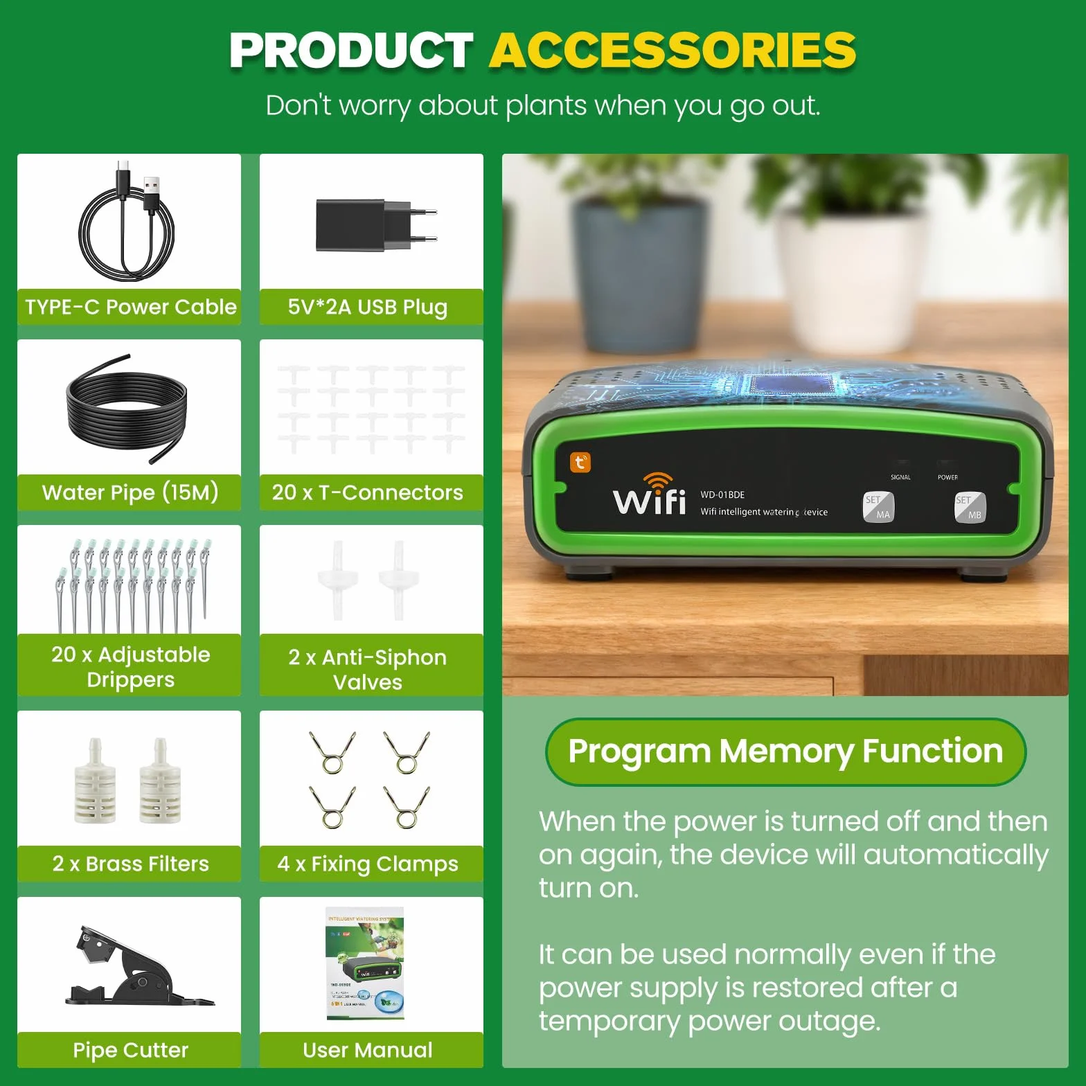 Wifi Système D'Irrigation Automatique,Pour 20 Plantes En Pot | Avec Double Pompe,Contrôle Par App,Arrosage Automatique ,Système D'Arrosage Automatique Pour Plantes Interieur,Balcon
