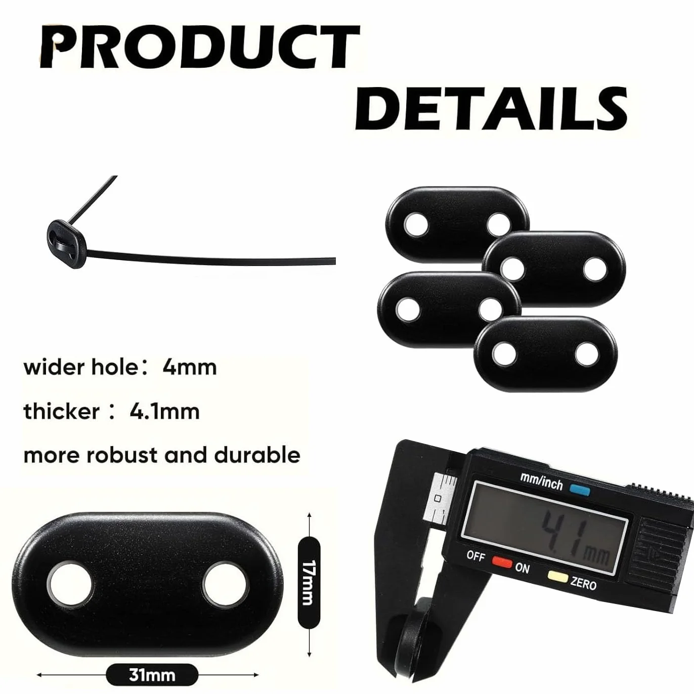 Kit de Fixation pour Panneaux occultants 60 Pièces PVC Résistant aux Intempéries Clôture Jardin Noir