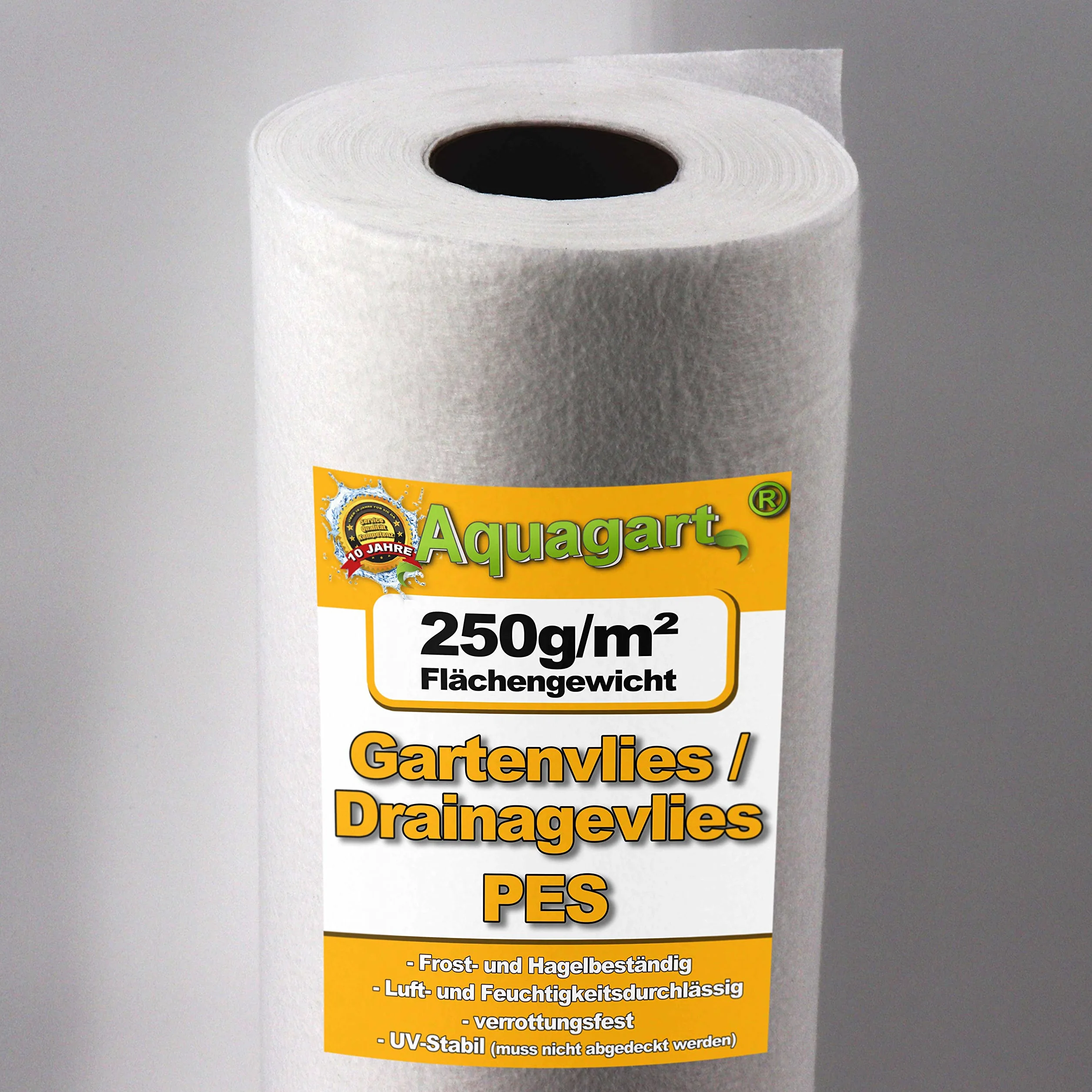 160m² toison géotextile toison jardin toison mauvaises herbes polaire étang 250g/m² 1.6m de large