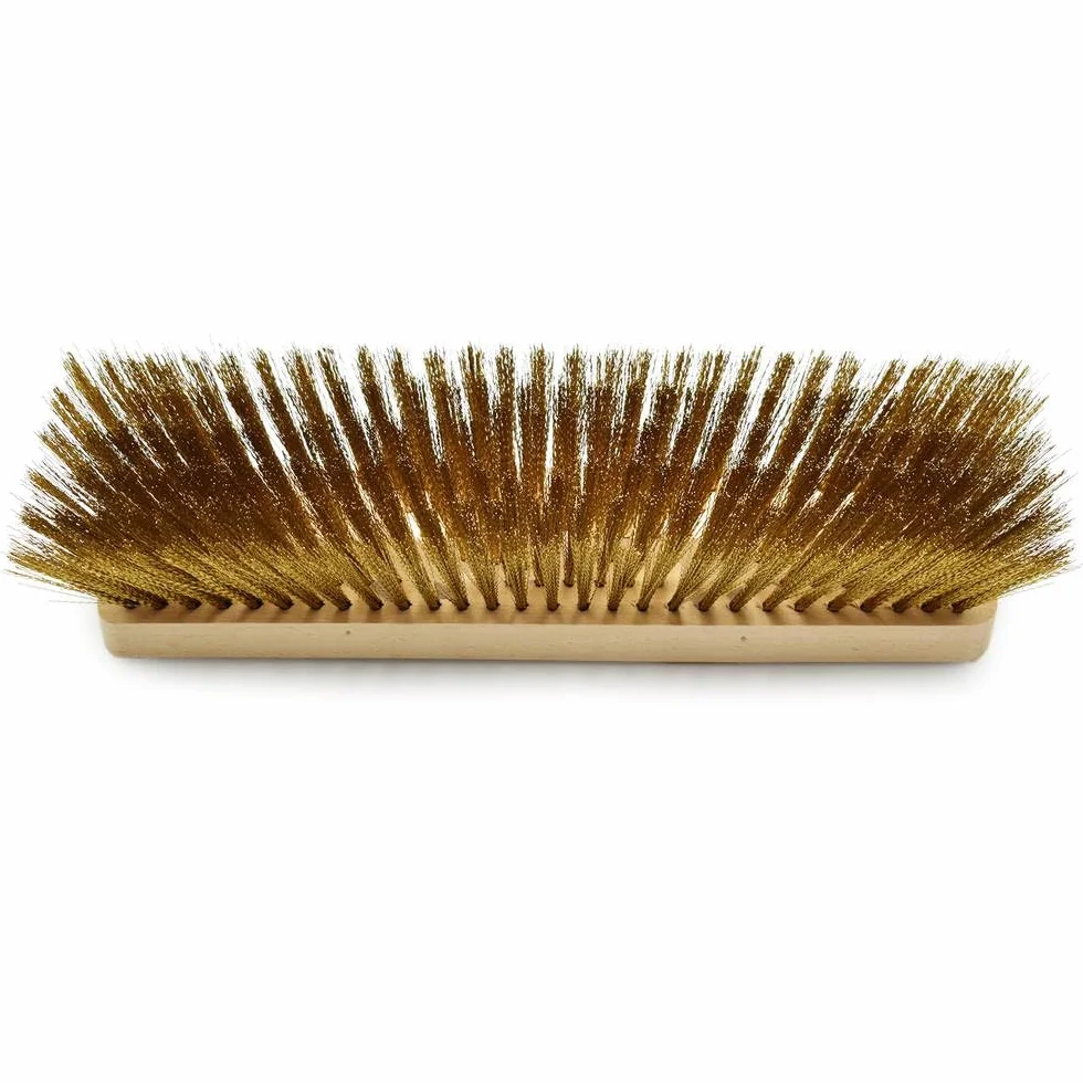 Brosse à pizzeria Gi.Metal 27 x 6,5 cm pièce de rechange en laiton