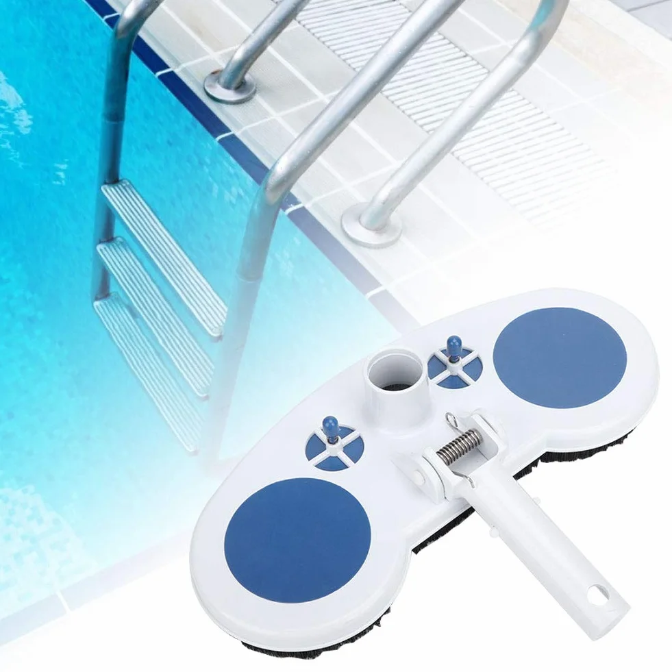 Filfeel Brosse de Nettoyage de Piscine 13 Pouces Kit Professionnel avec Tête d'Aspiration