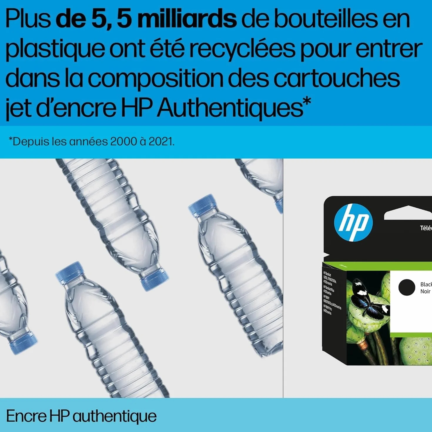 HP 305 3YM60AE Cartouche d'encre Original Tricolor Compatible avec Imprimantes Jet d'encre HP DeskJet 2700 2730 4100 4134 Envy 6020 6030 6420 6430
