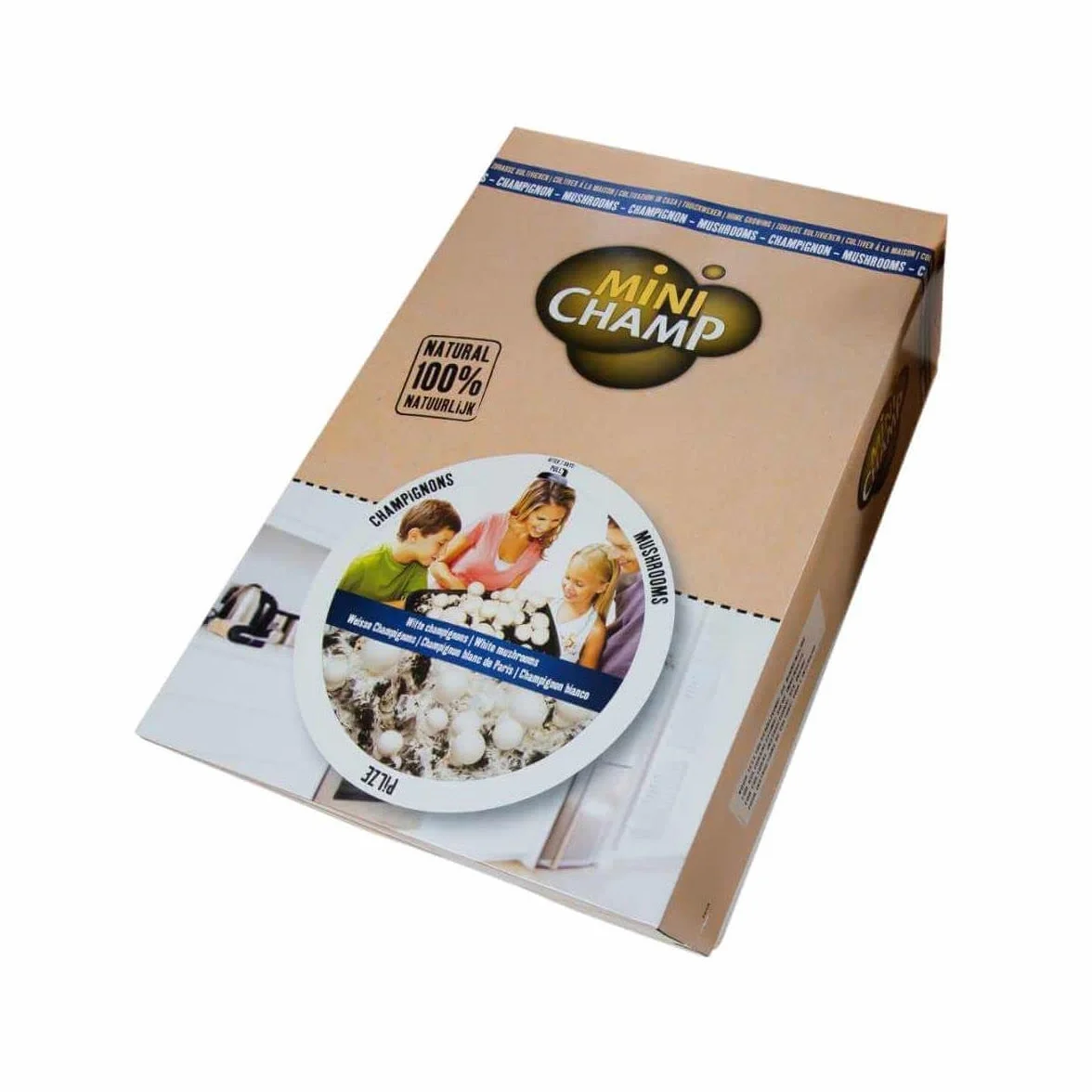 Kit culture champignons de Paris Blanc Minichamp 7.5 litres