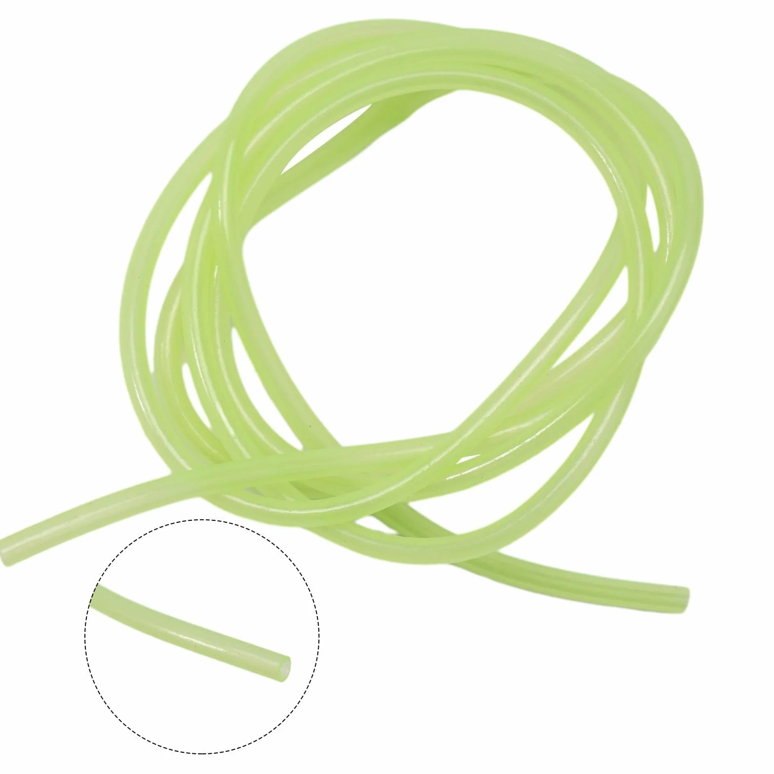 Tube lumineux phosphorescent pêche de nuit 23 mm vert