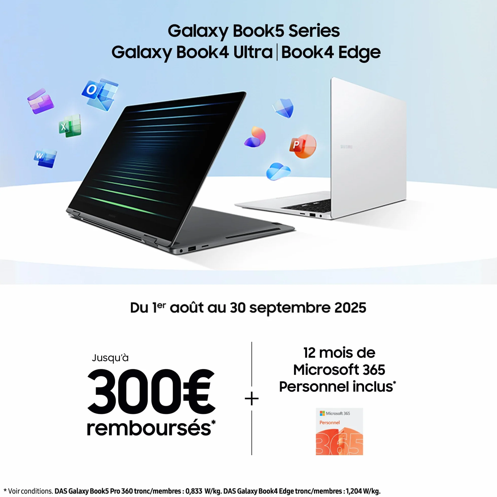 Samsung Galaxy Book5 Pro 16" Ordinateur Portable Intel Core Ultra 7 16 Go RAM 1To Clavier AZERTY FR Anthracite