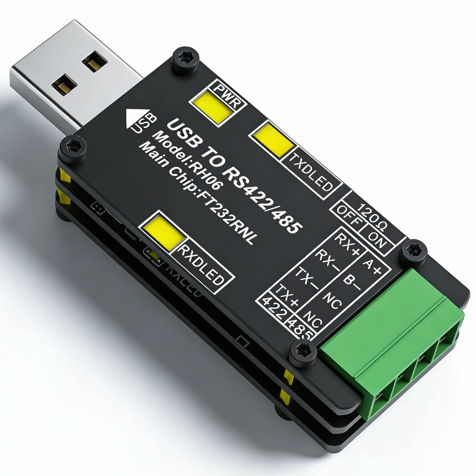 Adaptateur Convertisseur USB vers RS485/RS422 FT232RNL Triple Protection Multi-OS