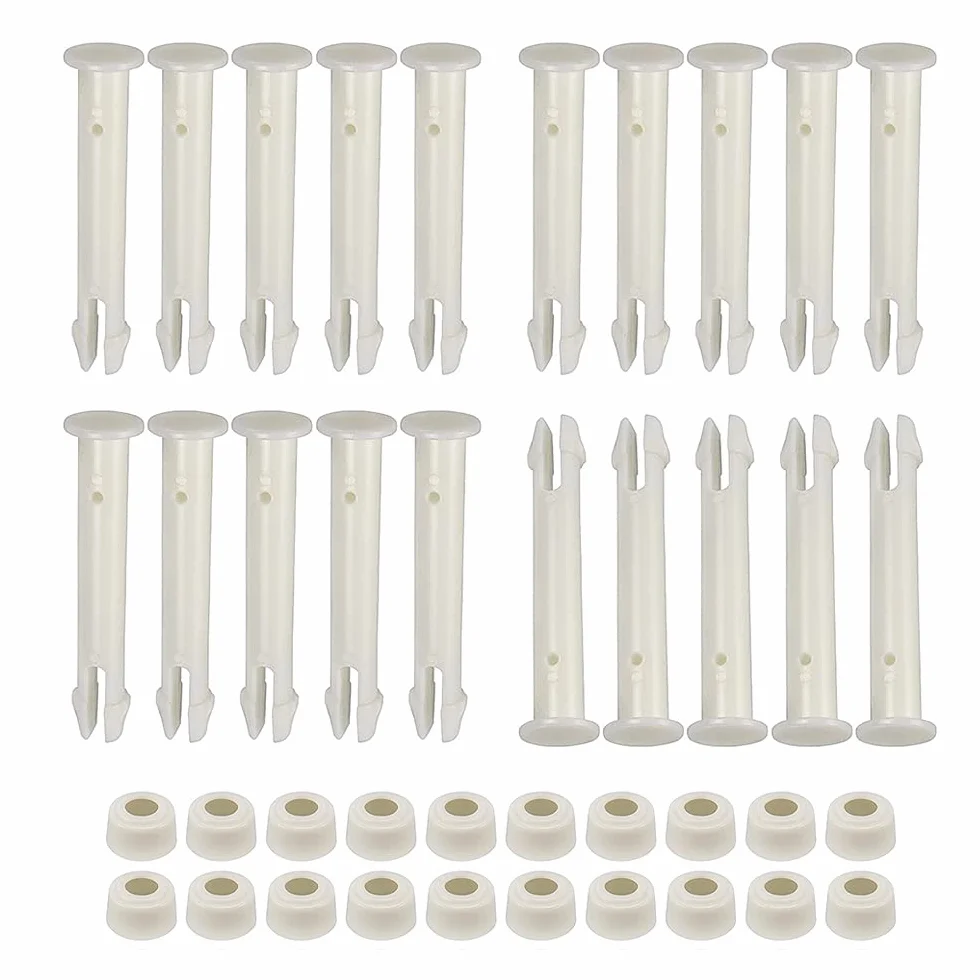 Lot de 20 goupilles de joint de piscine en plastique et joints en caoutchouc pour piscines hors sol Intex 33-61 cm