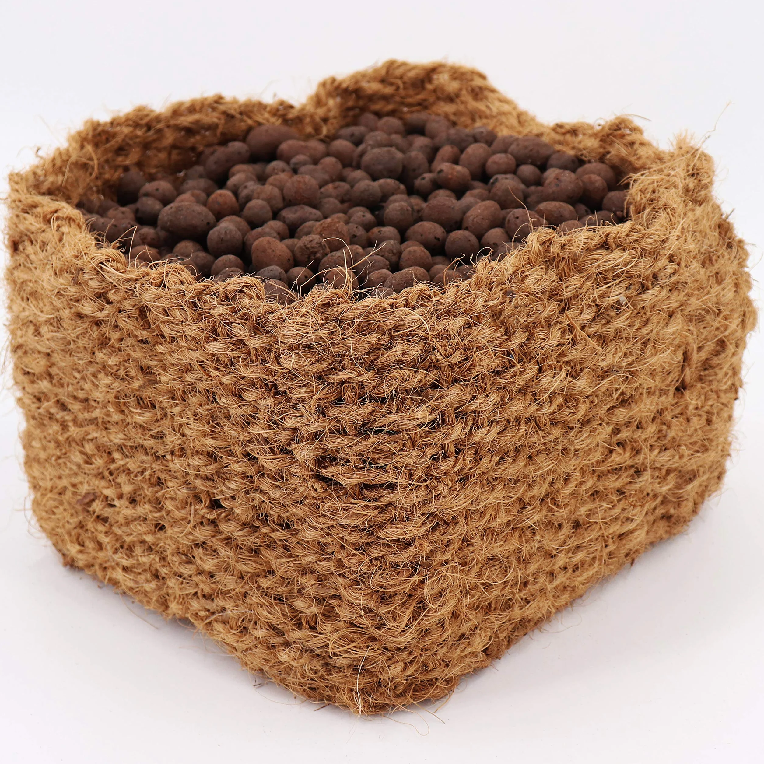Panier de cocotier 20 x 20 x 15 cm pour étang Tapis de Rivage et Talus