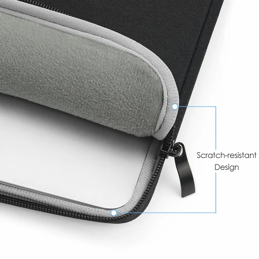 Housse de Protection 13 Pouces pour MacBook Air 13,6" M5/M4/M3/M2 (2026-2022) & MacBook Neo 13" 2026 (A18 Pro) – Étui Résistant à l'Eau Noir