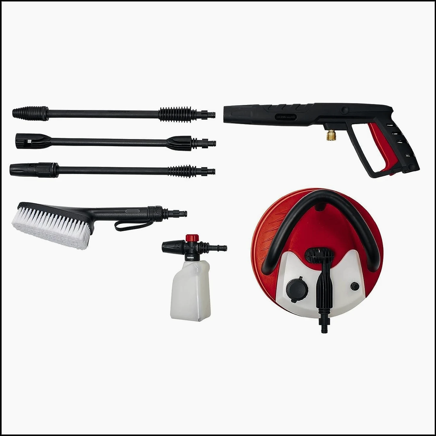 Einhell Nettoyeur Haute Pression Te-HP 170 | 2 300 W | 170 bars | Système Quick-Couple | Tuyau haute pression | Pistolet | Lance | Buses diverses | Brosse