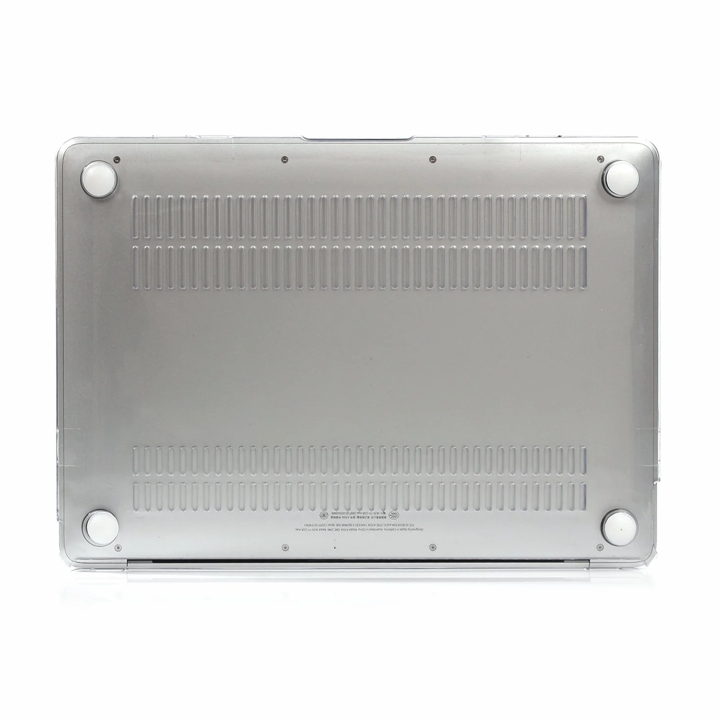 Coque compatible MacBook 12" A1534, protection rigide transparente pour écran Retina, blanc