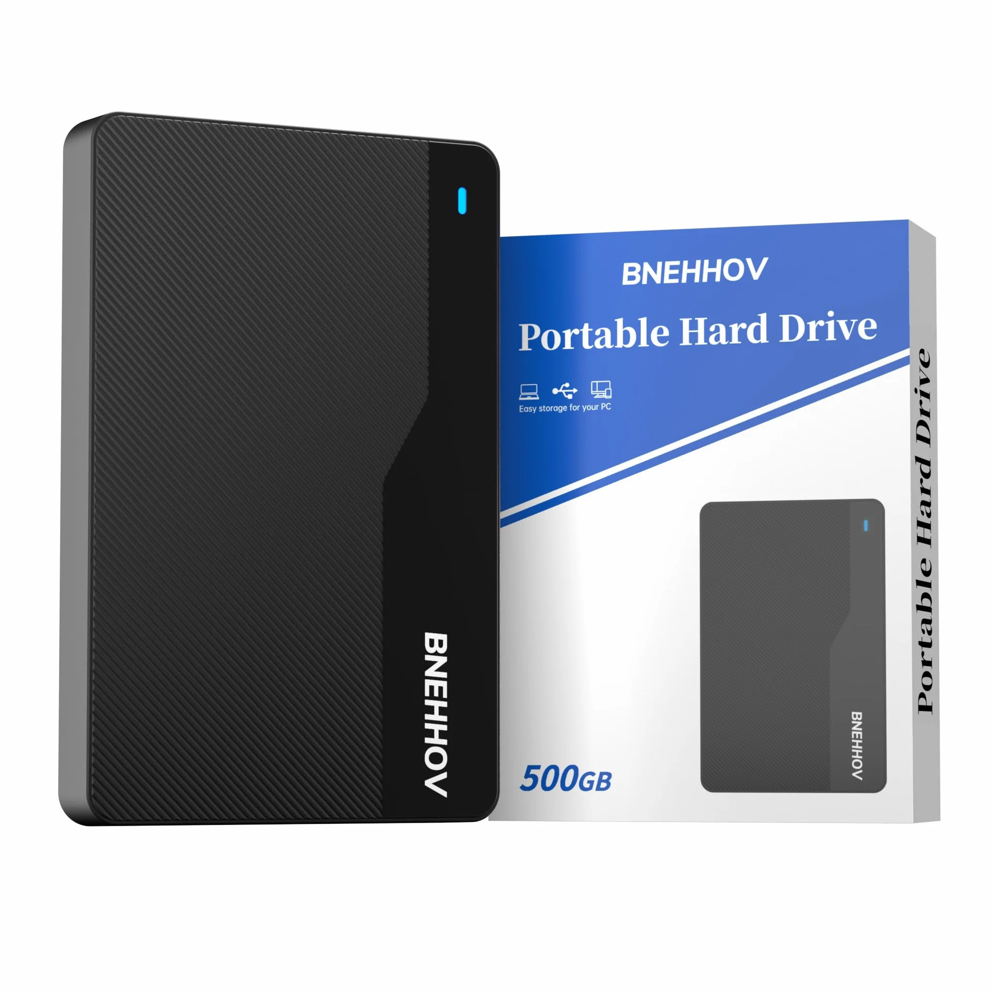 Disque Dur Externe Portable 500Go 2.5'' USB 3.0 HDD pour PS4 PC Mac Xbox