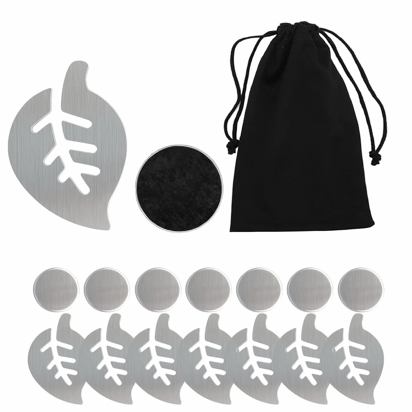Poids pour Nappe en Acier Inoxydable, Fort Aimant, 8 Pièces