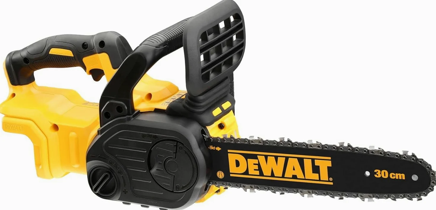 DEWALT - Tronçonneuse Élagueuse Brushless XR 18V - DCM565N-XJ & Taille-Haies Brushless XR 18V 5Ah Li-Ion - DCMHT563N-XJ - Taille Haie Électrique sans Fil avec Poignée Multidirectionnelle - Lame 55cm