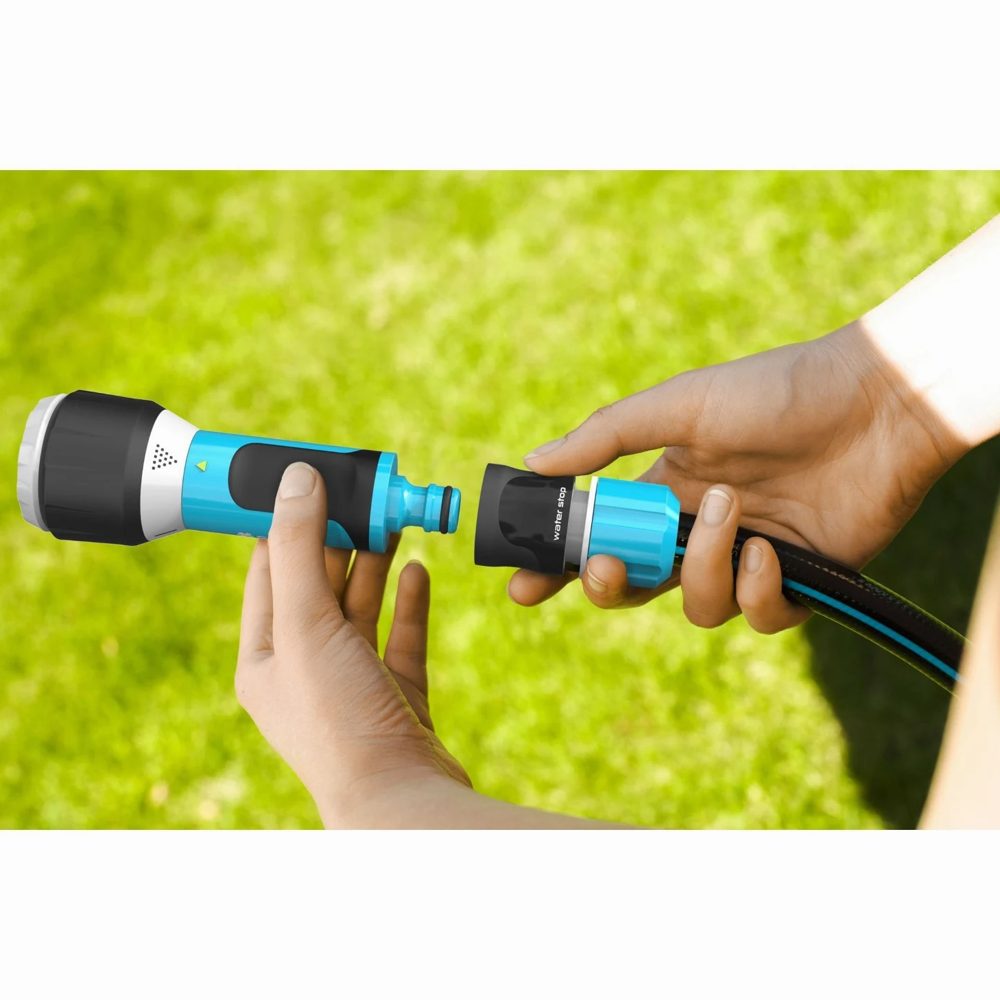 CELLFAST Lance De Nettoyage Set Avec Un Tuyau D'Eau Extensible Arroseur De Jardin Pour Pelouse Fleurs Plantes ENERGO 7,5 15 m