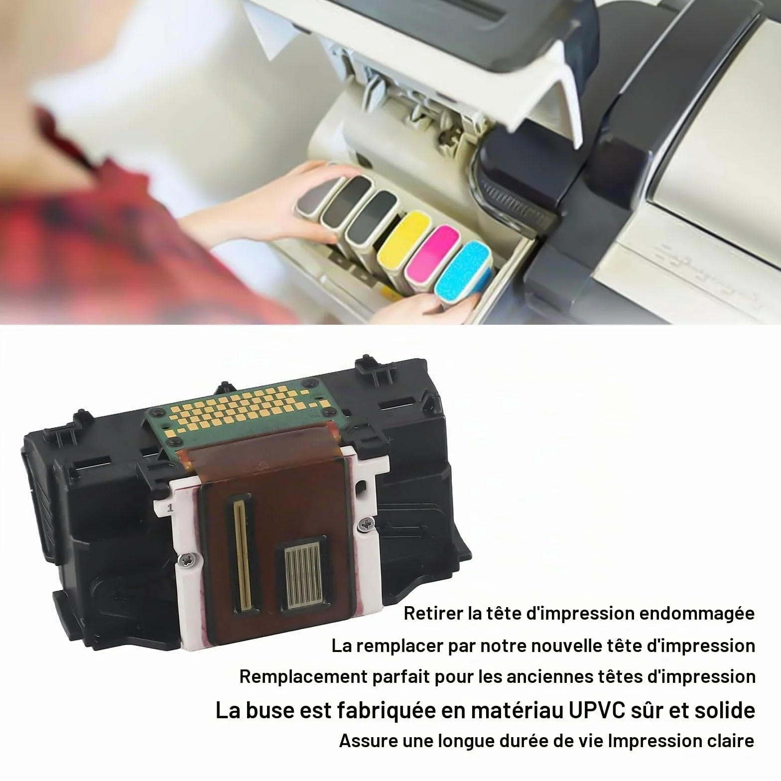 Tête d'impression QY6 0089 compatible Canon