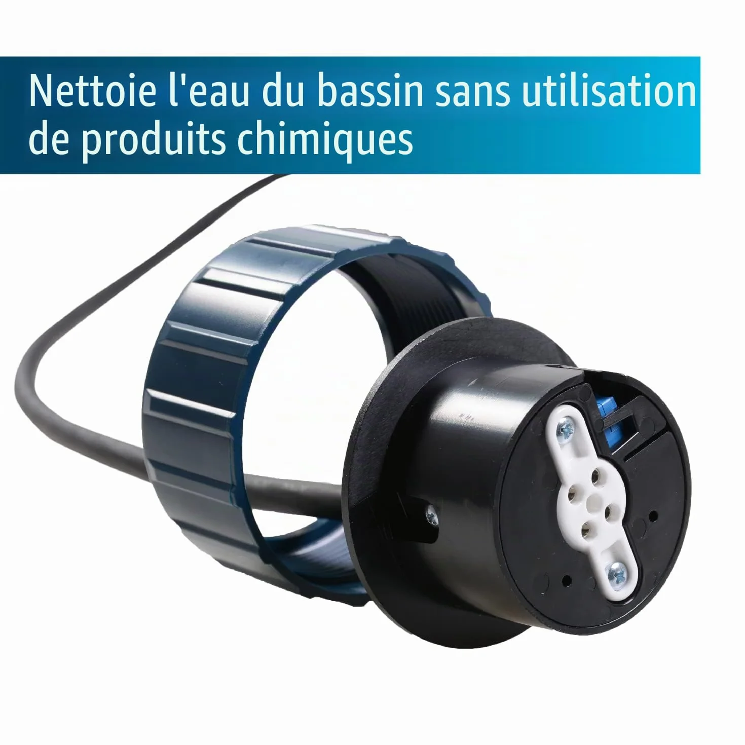 AquaForte Stérilisateur de bassin UV-C T5 75 W 76 x 20 x 13 cm argenté