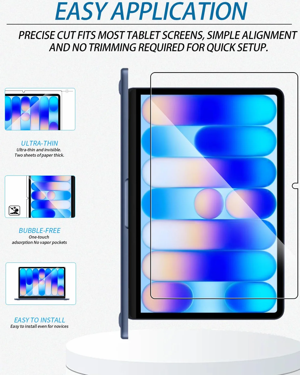 Film de protection d'écran pour MacBook Neo 13 pouces 2026, PET antireflet HD