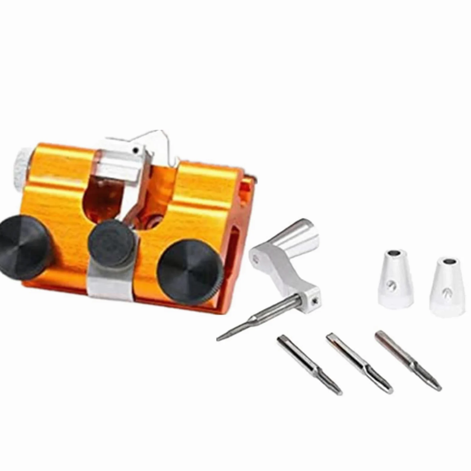 Timberline Kit d'affûtage de chaîne portable avec manivelle en alliage d'aluminium pour tronçonneuse électrique et manuelle