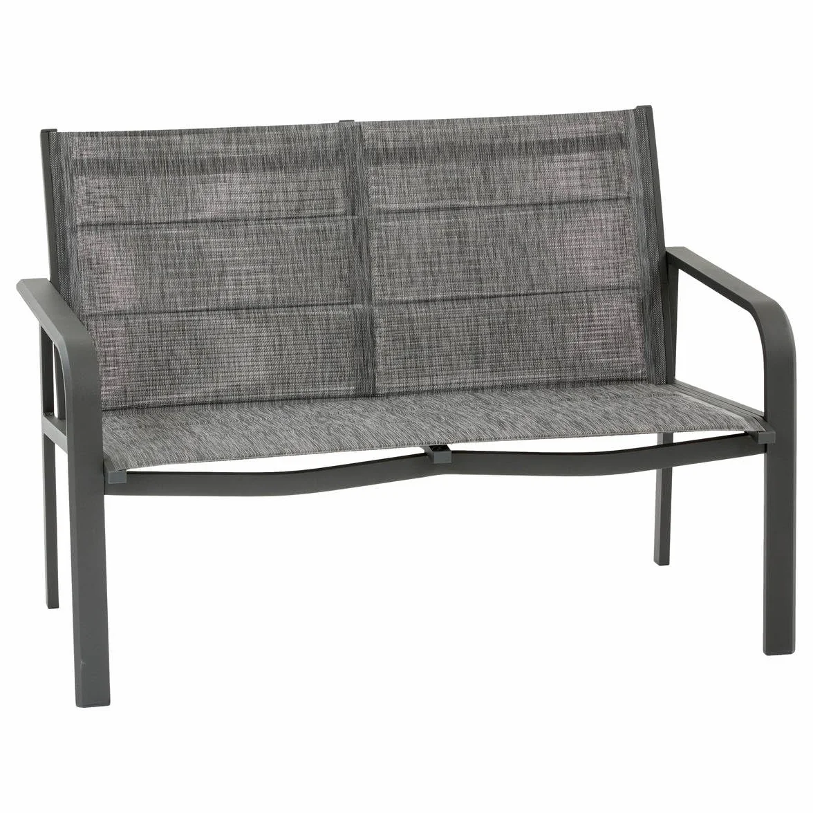 Hespéride Salon de Jardin Piazza 4 Places Gris Graphite