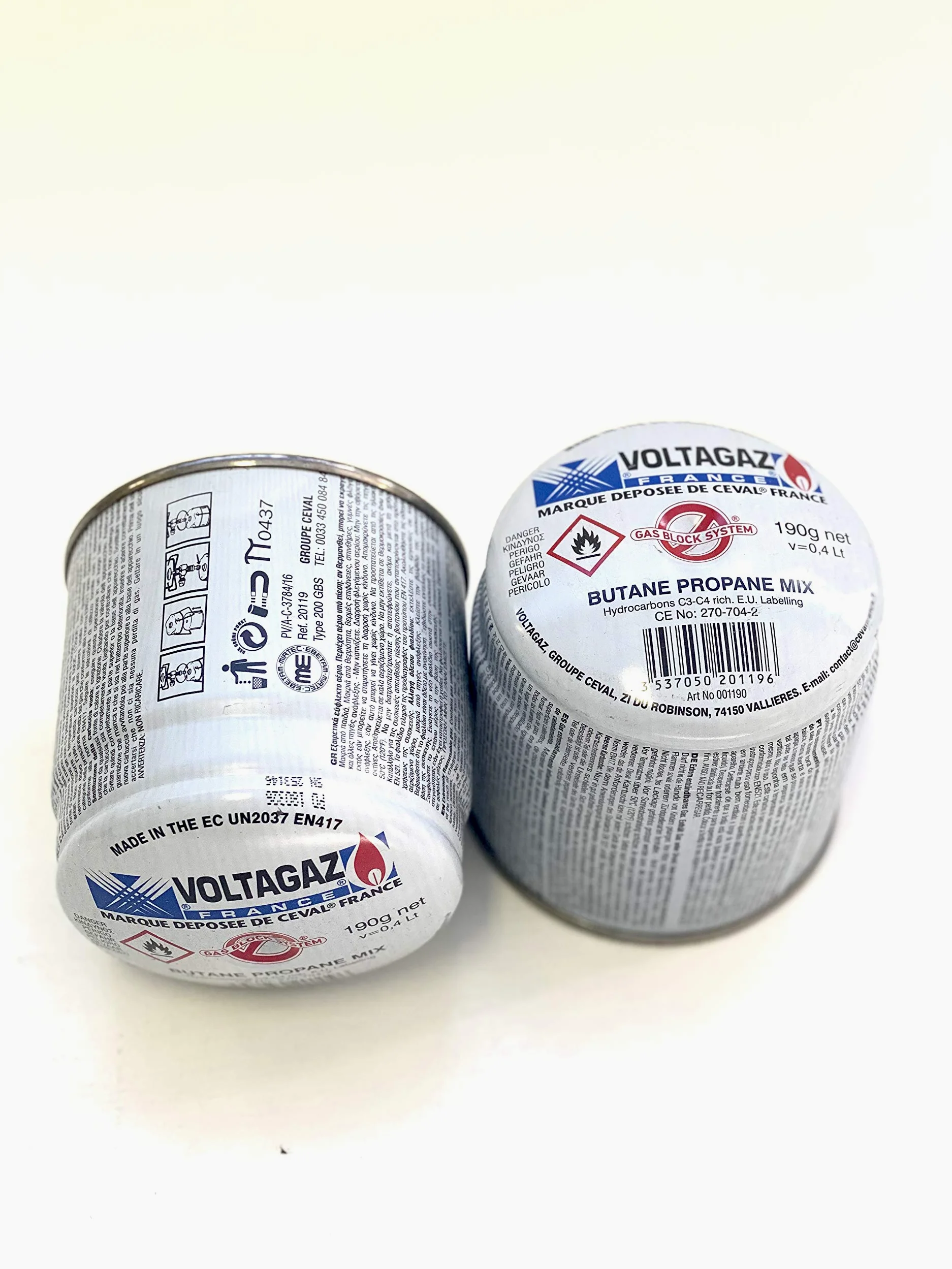 Pack 36 x Cartouches de Gaz 190g pour chalumeau et réchauds