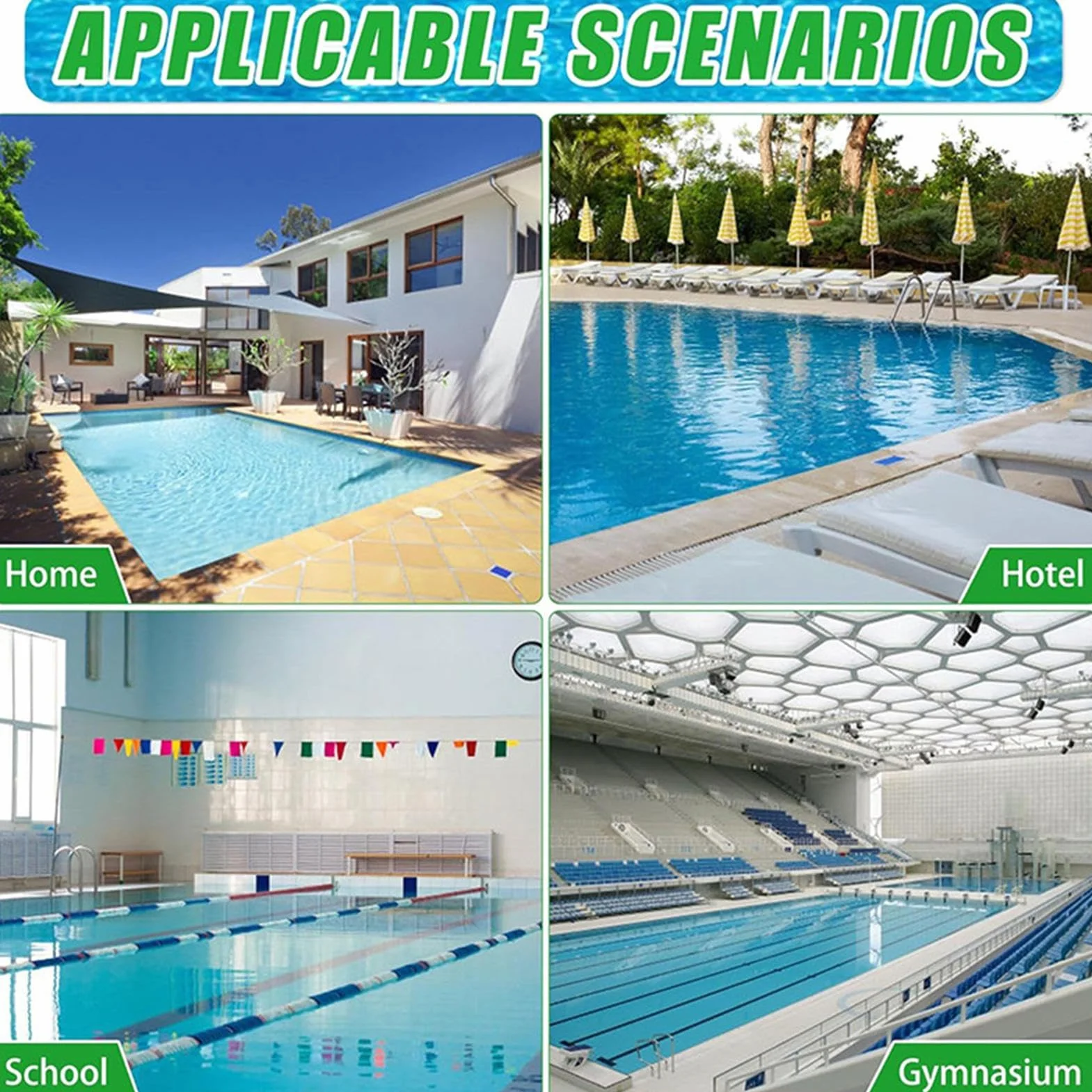 Grille de Protection pour Skimmer de Piscine Anti-Feuilles Toile Maillée Renforcée Écran Nettoyage Spa Étang