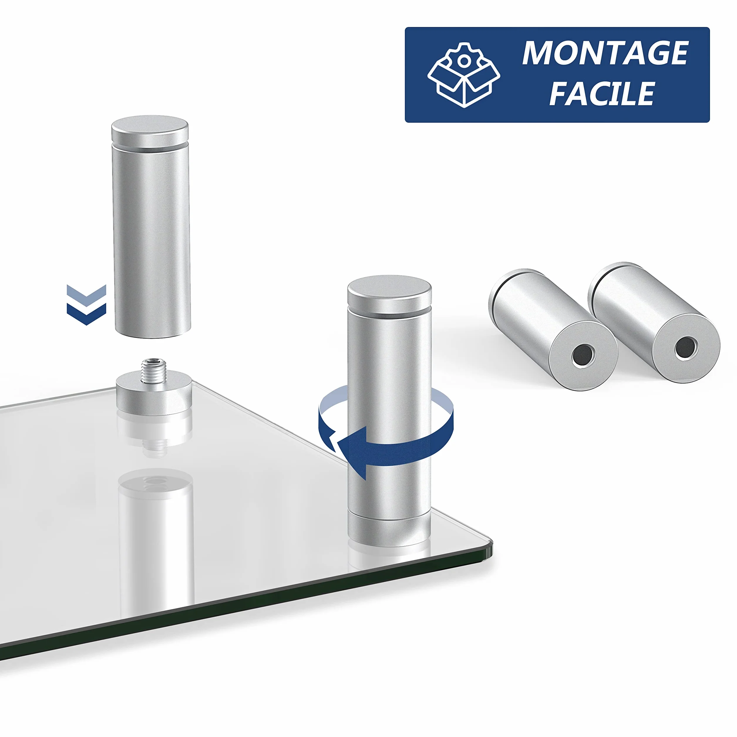 FITUEYES Réhausseur d'Écran en Verre Support de Moniteur 56x24x9,5cm