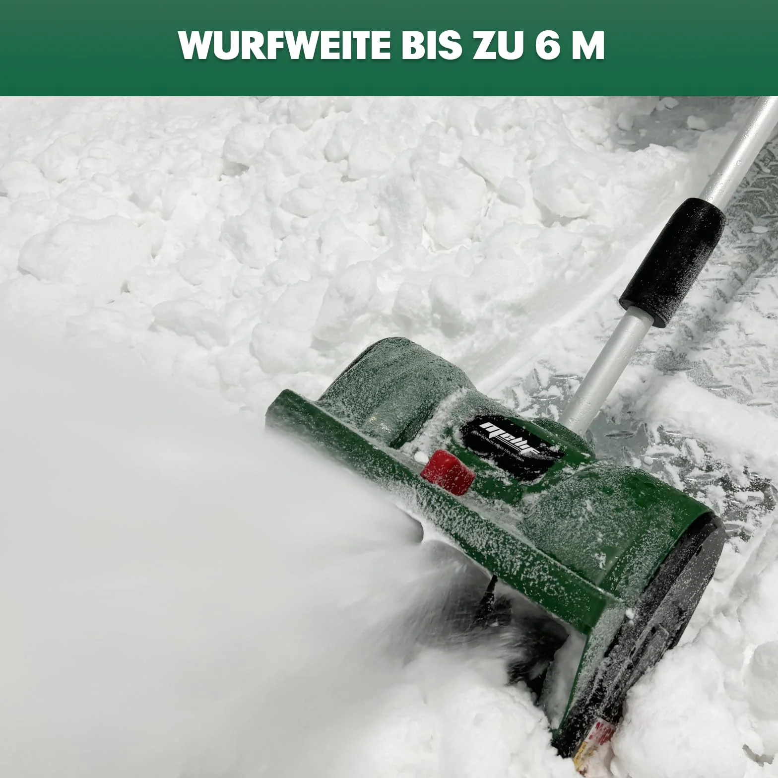 Souffleuse à neige sans fil 4,0 Ah 30 cm 15 cm 6 m